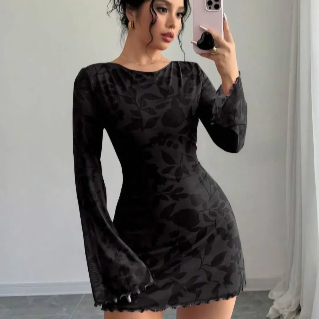 پیراهن کوتاه تورکش بکلس SHEIN